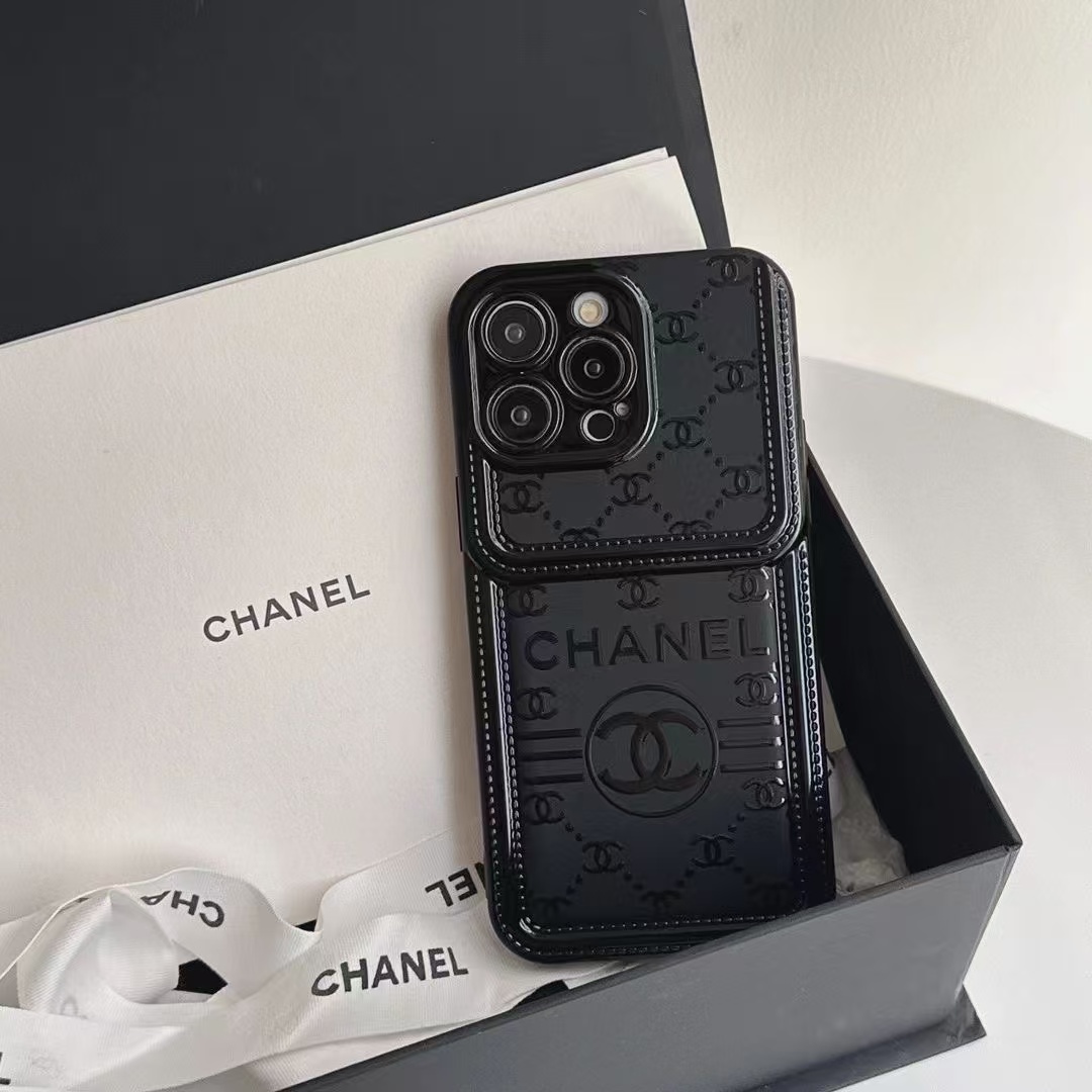 Black Luxury Leather iPhone Case