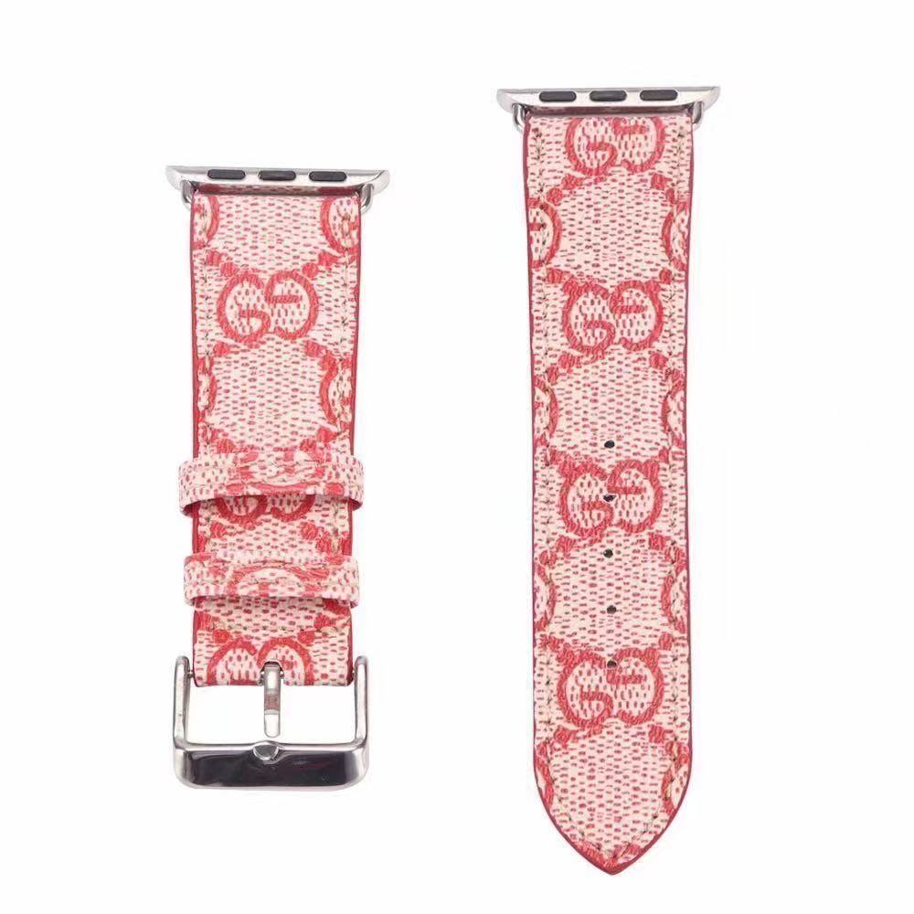 Luxury leather GC Apple Watch Bands