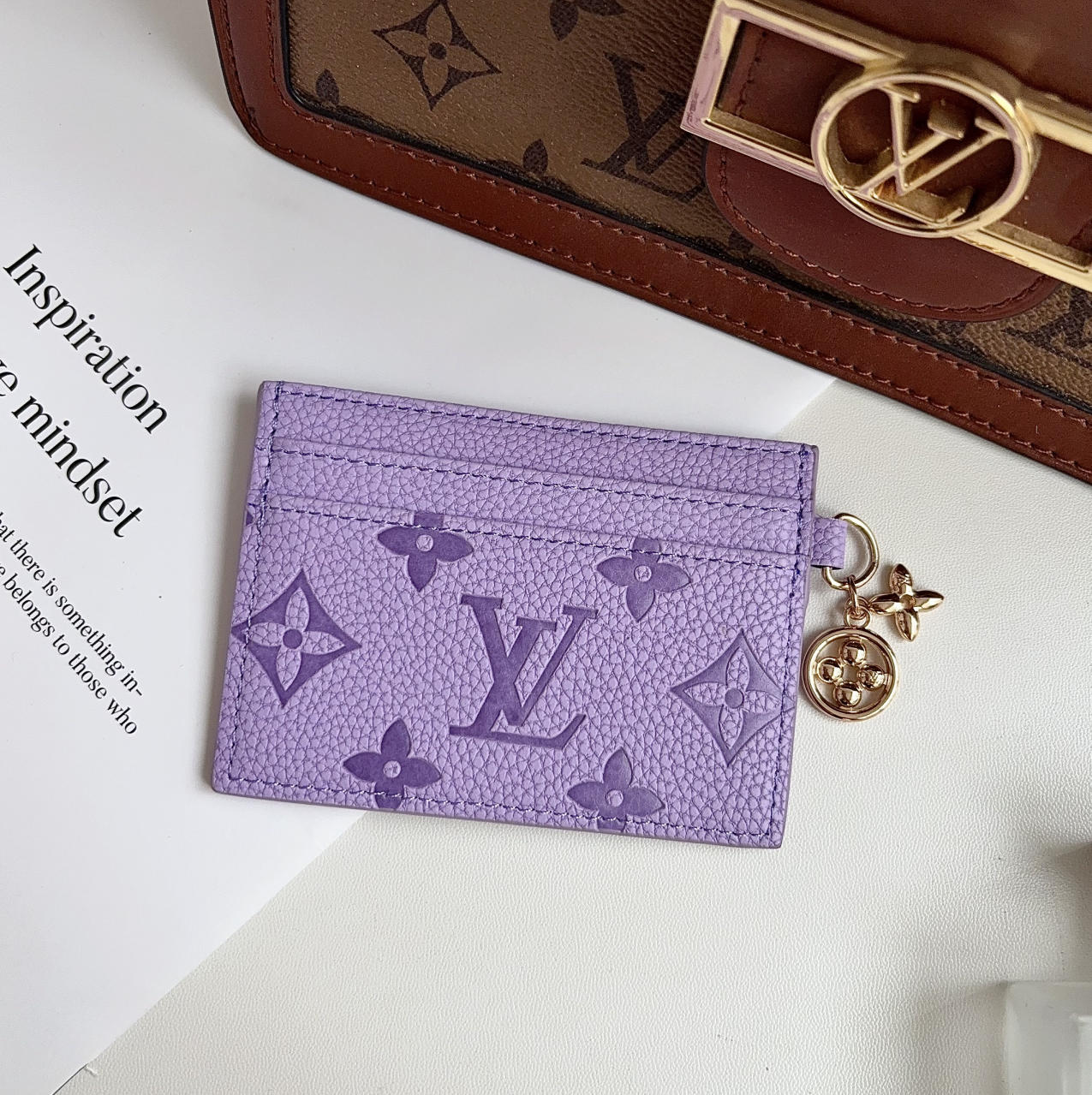 Louis Vuitton Luxury Leather Card Holder