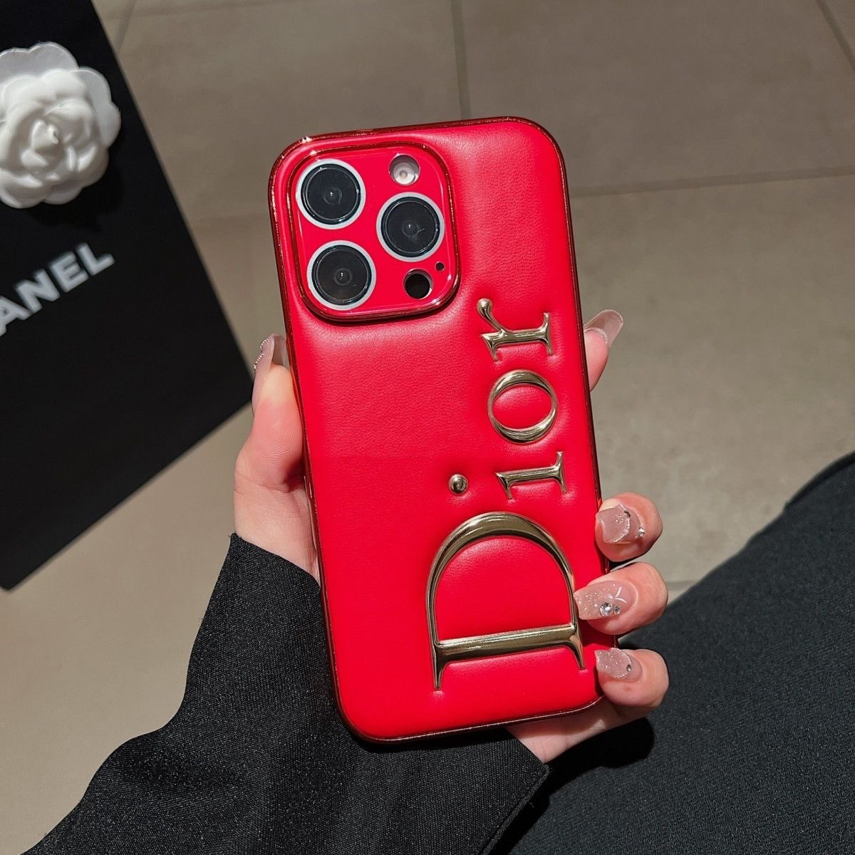 Dior Leather iPhone Case