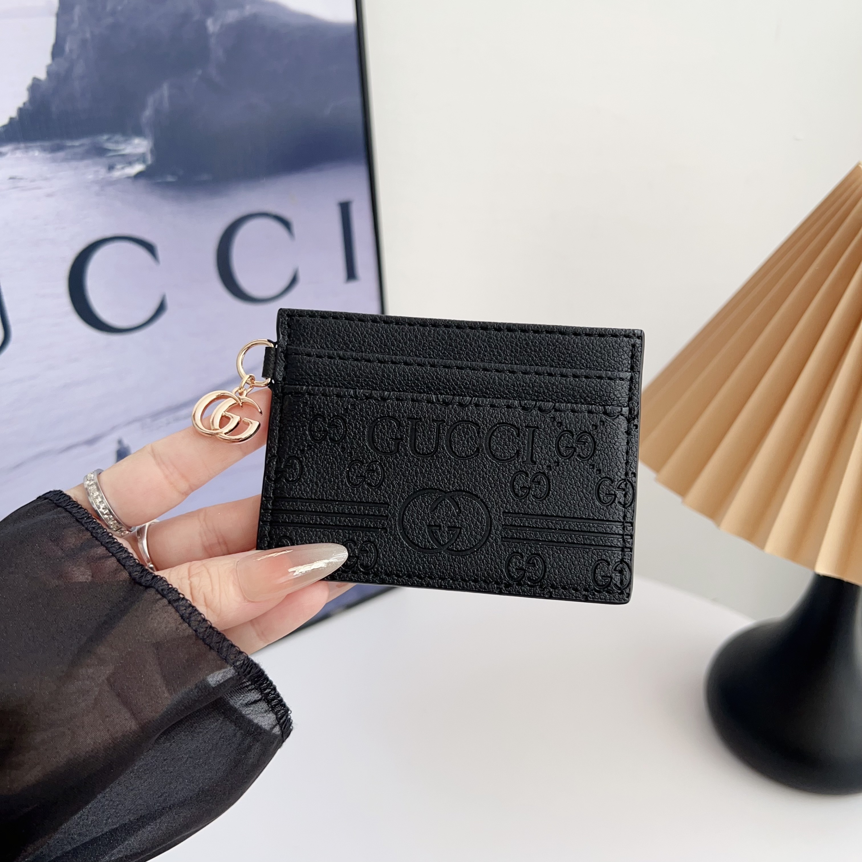 Gucci Leather Wallet Card Holder