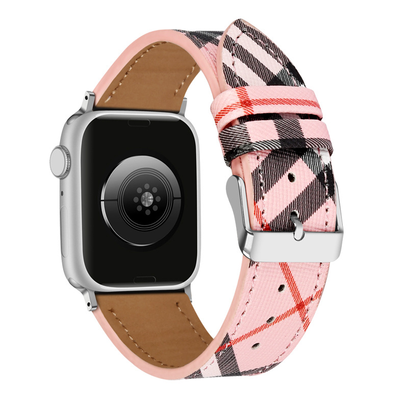 Burberry Luxury Leather Apple Watch Band