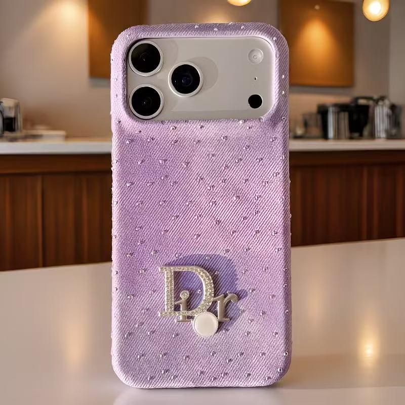 Dior Artistic Shimmer Canvas iPhone Case