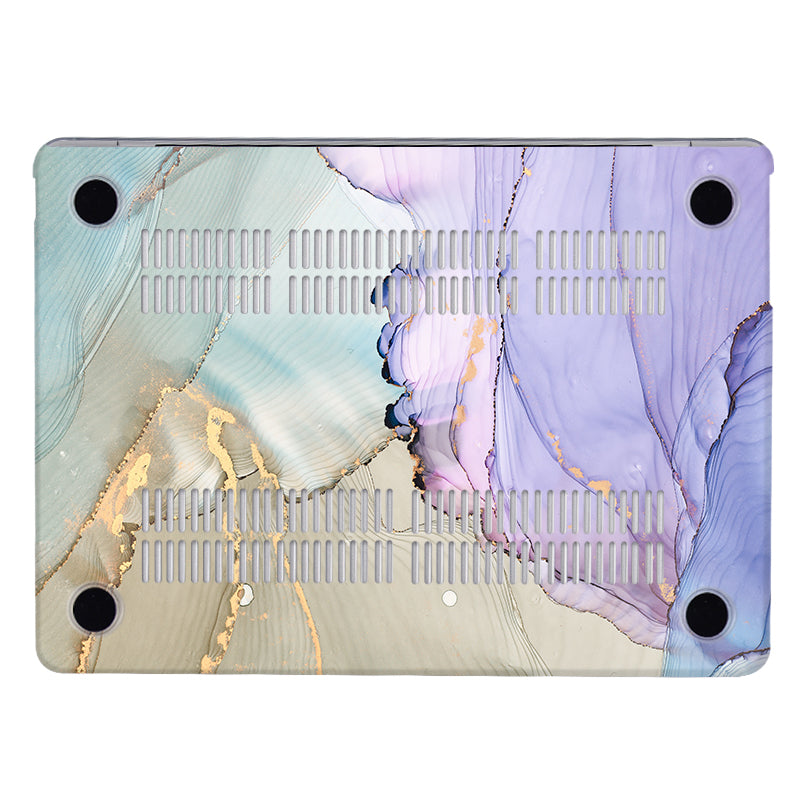 Purple Marble Macbook Case