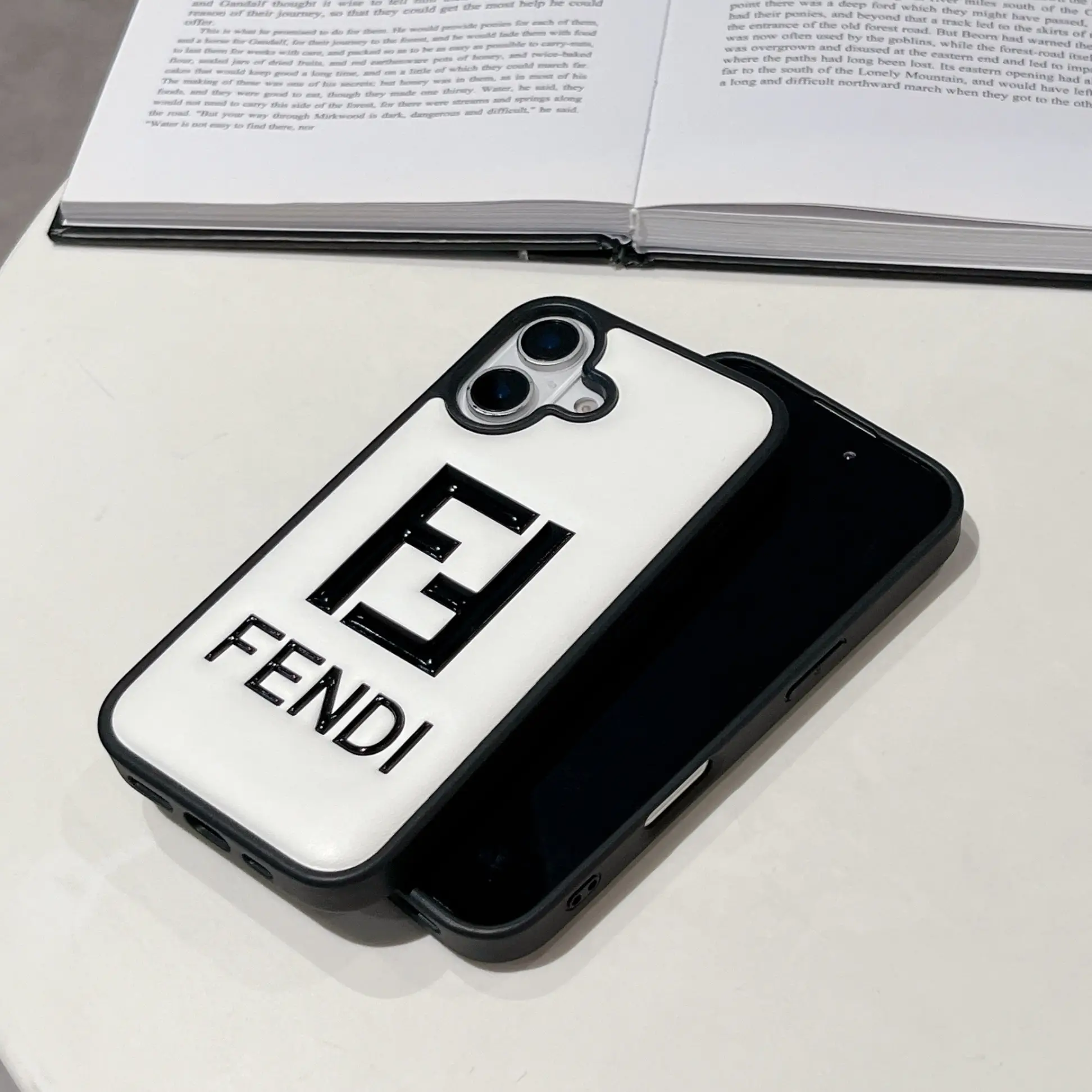 Fendi Leather cushion iPhone Case