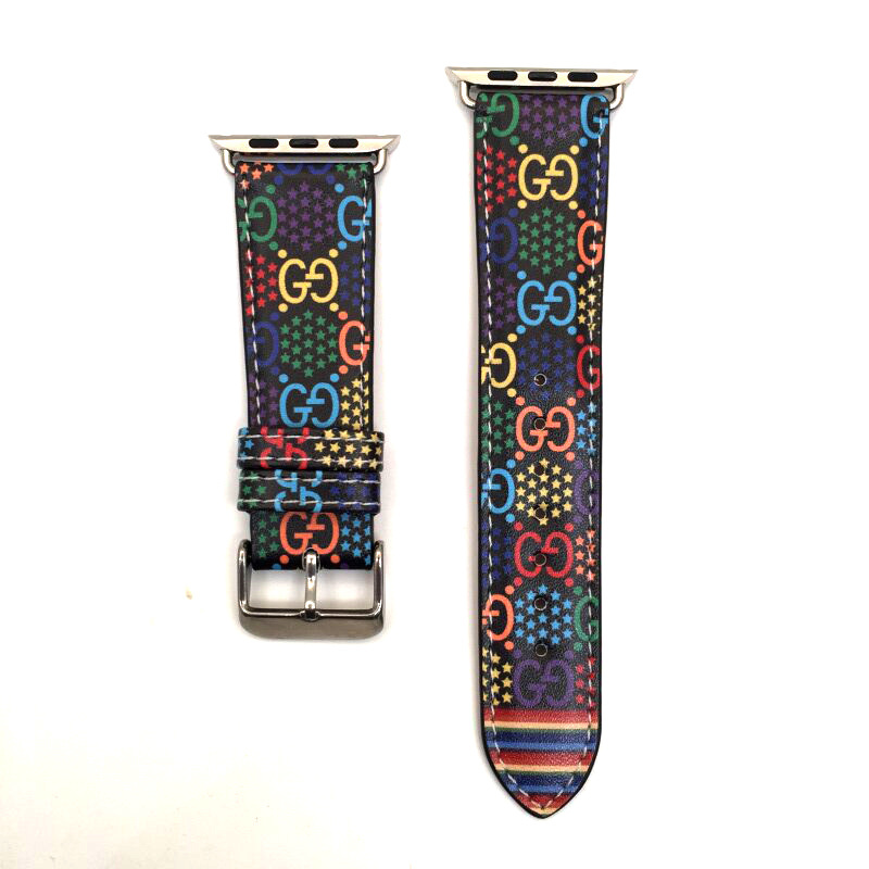 Gucci Luxury Leather Apple Watch Band