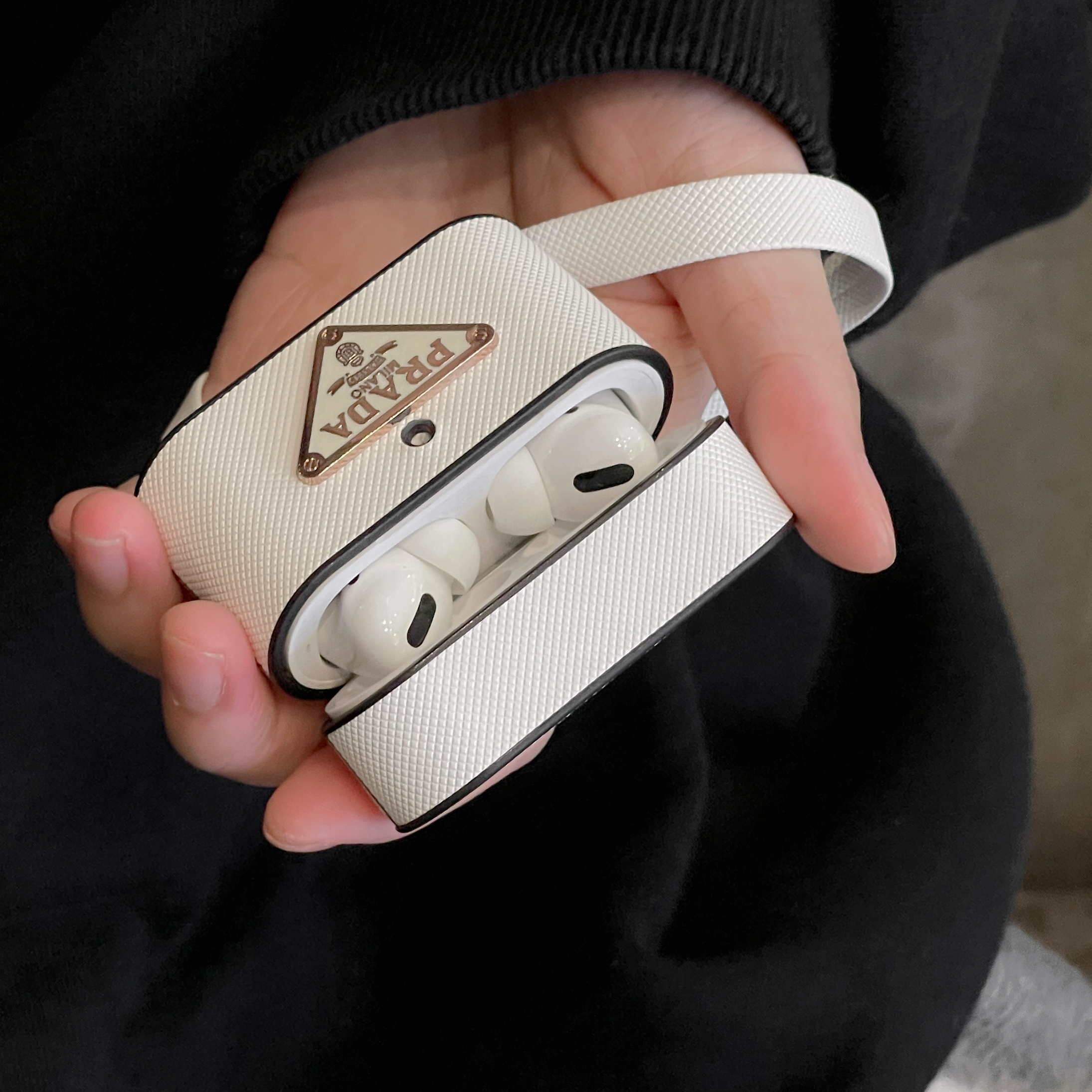Classic Luxury Leather Airpods Case