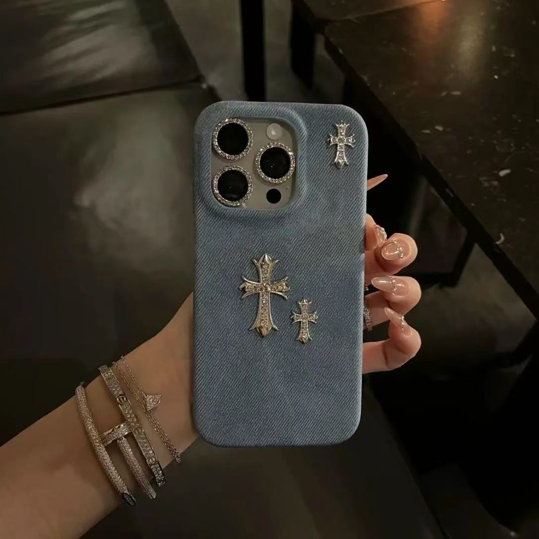 enim Canvas Blue iPhone Case
