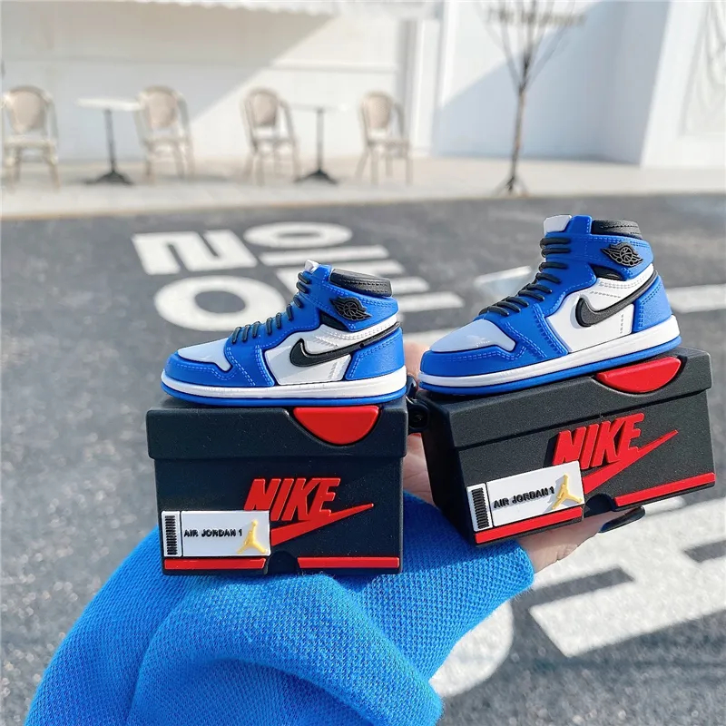 Red AIR JORDAN 1 Airpod Case