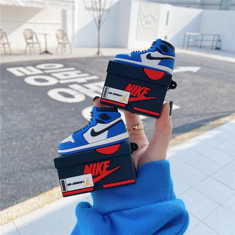 Red AIR JORDAN 1 Airpod Case