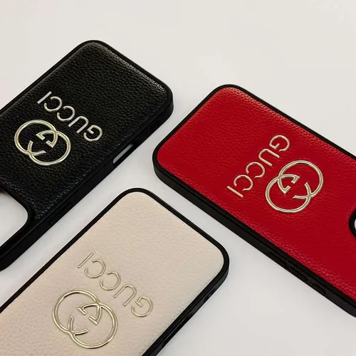 Gucci Leather iPhone Case
