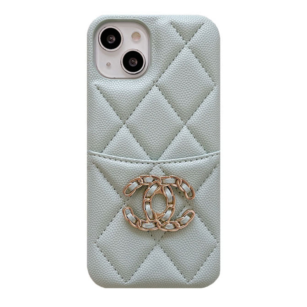 Chanel Leather luxury iPhone Wallet Case