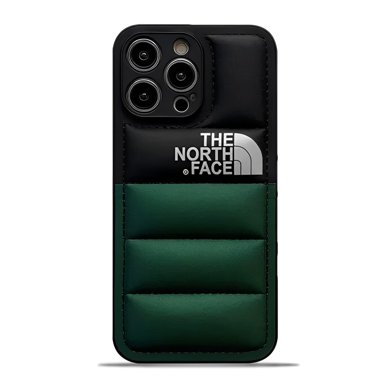 Colorblock Down Jacket iPhone Case