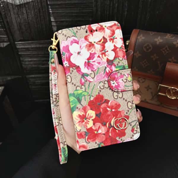 Gucci Leather iPhone Wallet Case