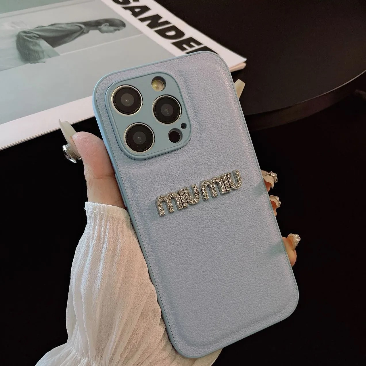 Fashion Leather MU iPhone  Case