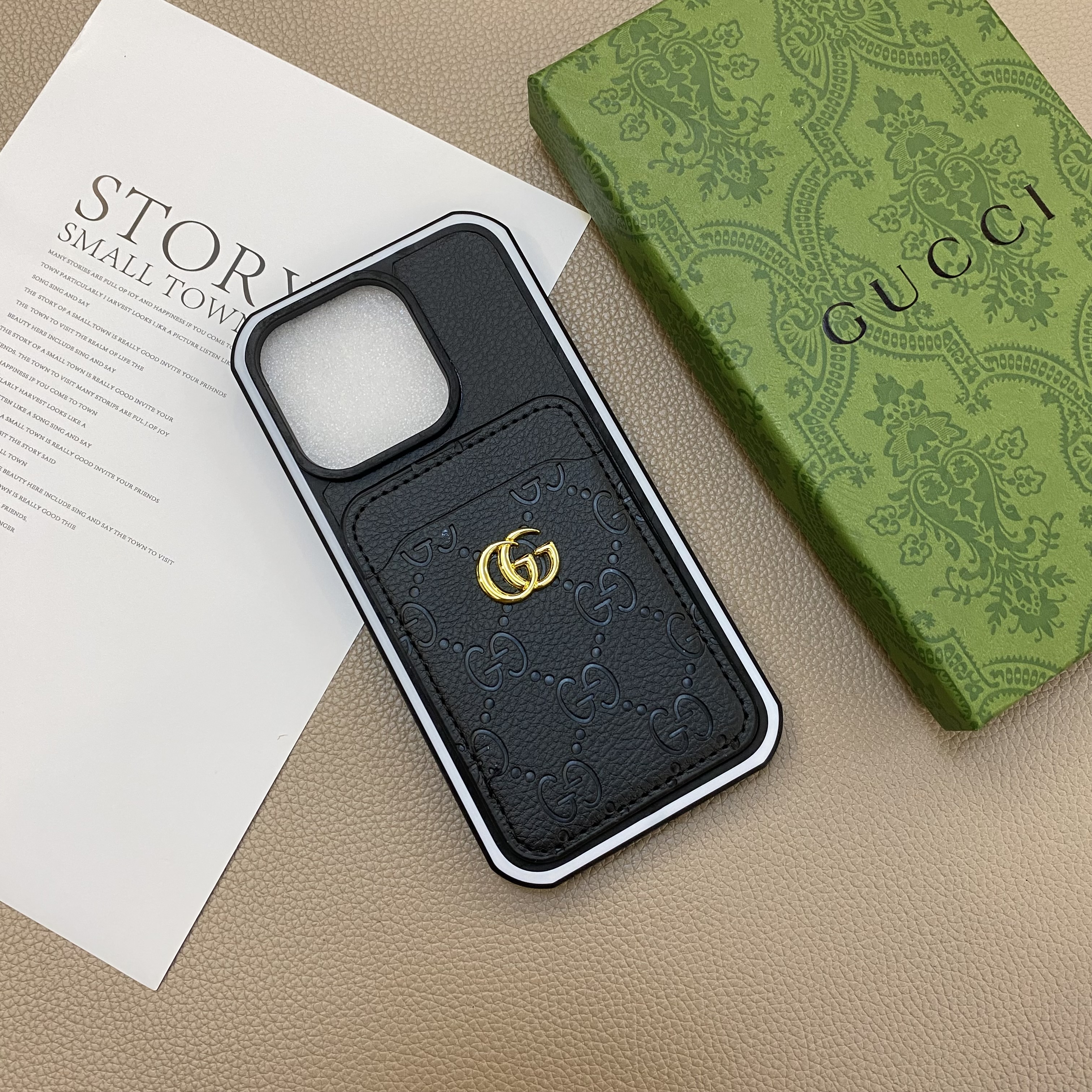 Luxury Leather iPhone Wallet Case