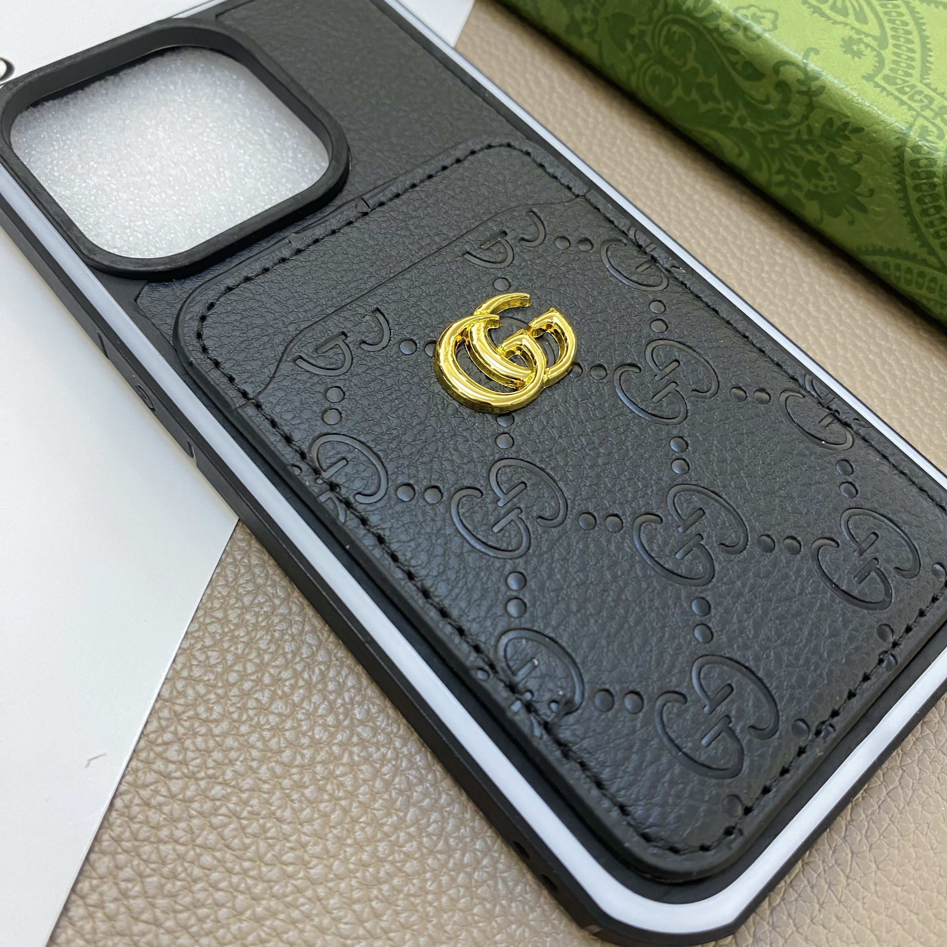Luxury Leather iPhone Wallet Case