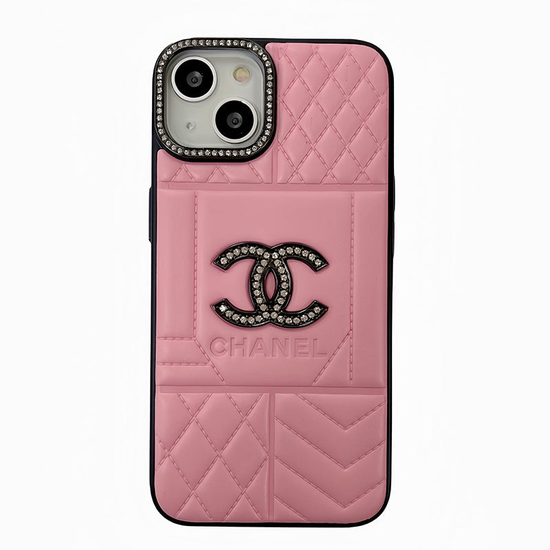 Elegant Leather CH Shine iPhone Case