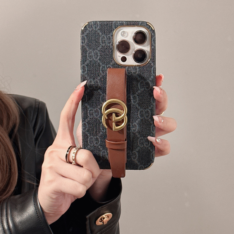 Luxurious Leather iPhone Case With Holder