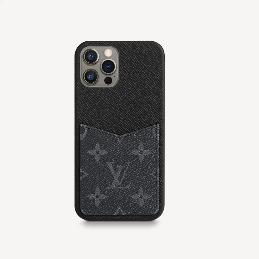 Louis Vuitton Monogram iPhone Wallet Case Vintage Leather