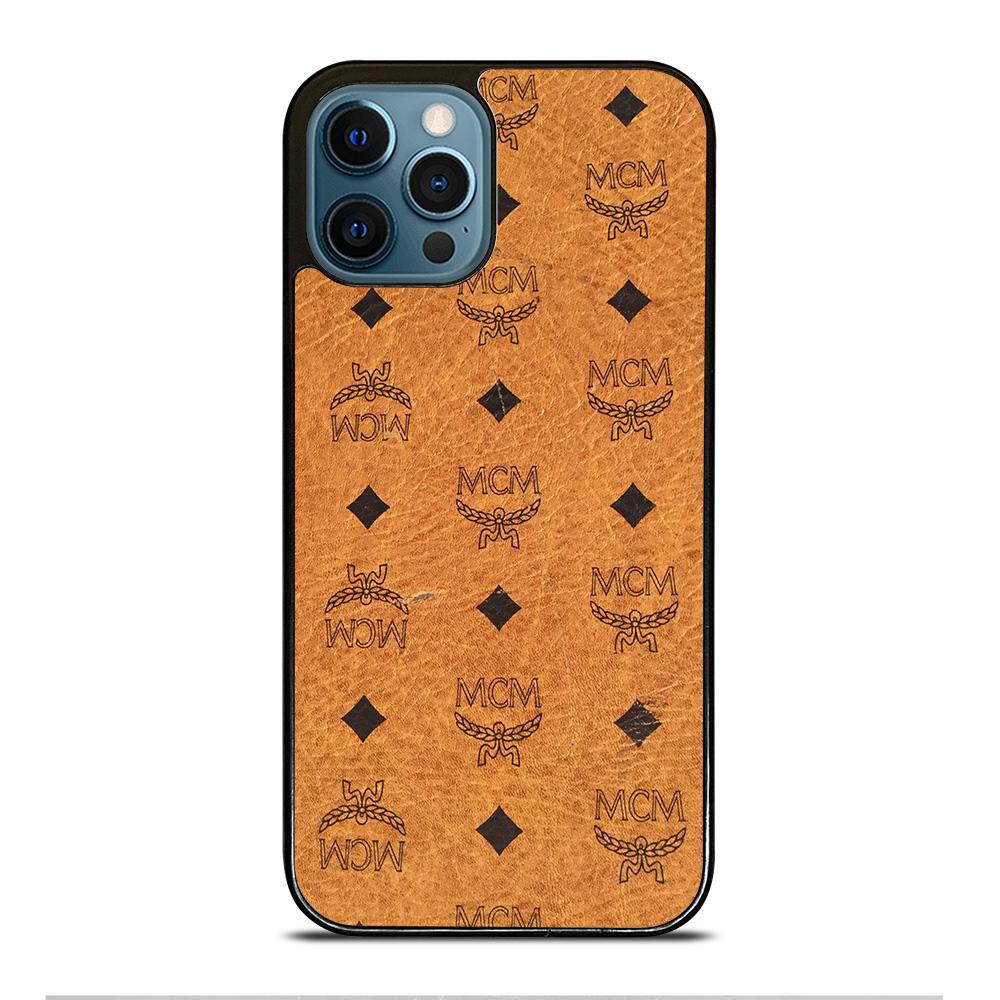 MCM Worldwide Luxury Leather iPhone Case