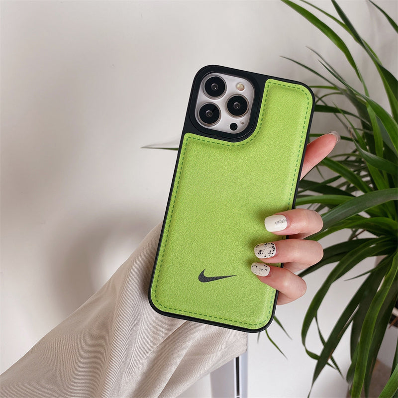 Leather N-K iPhone Case