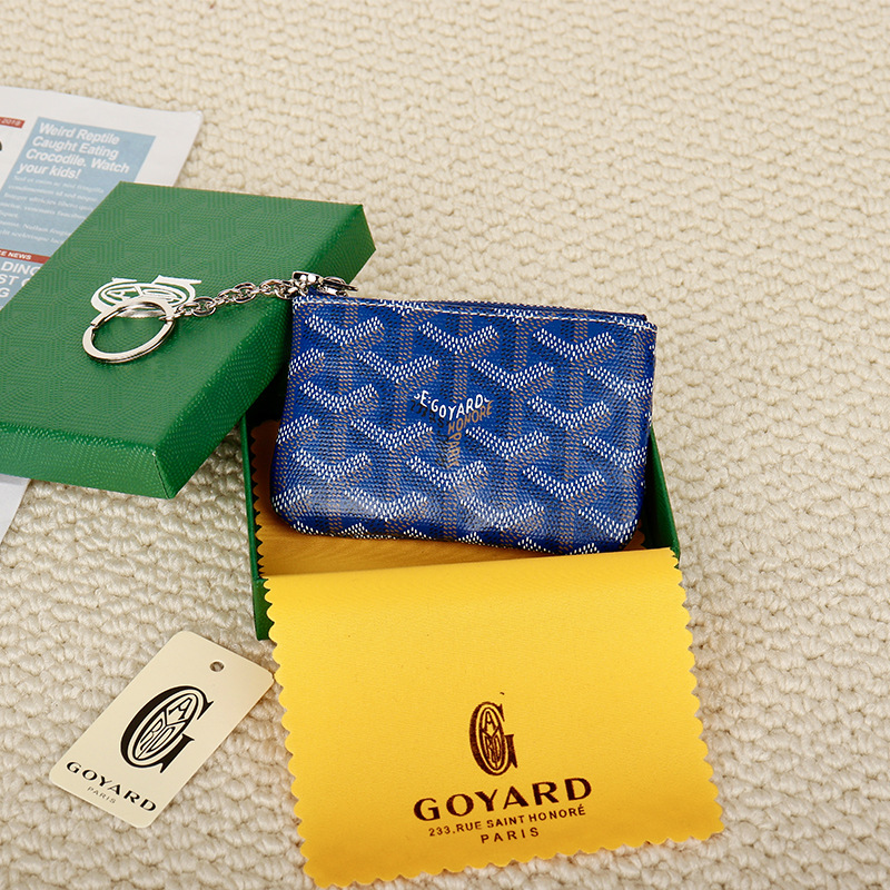 GD Leather Zipper Key Bag