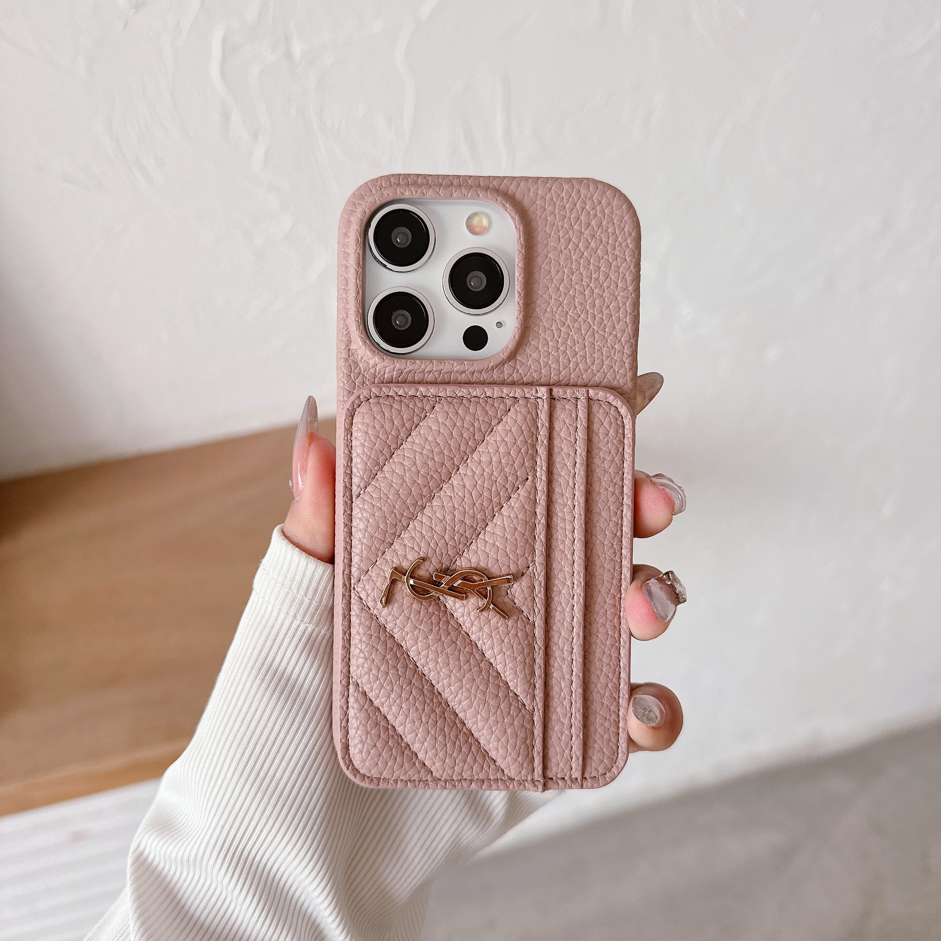 Luxury Leather iPhone Wallet Case