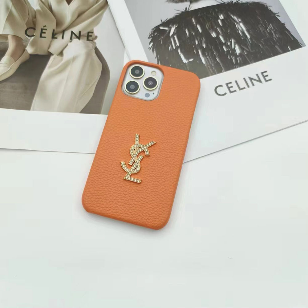 Leather pebbled pattern iPhone Case