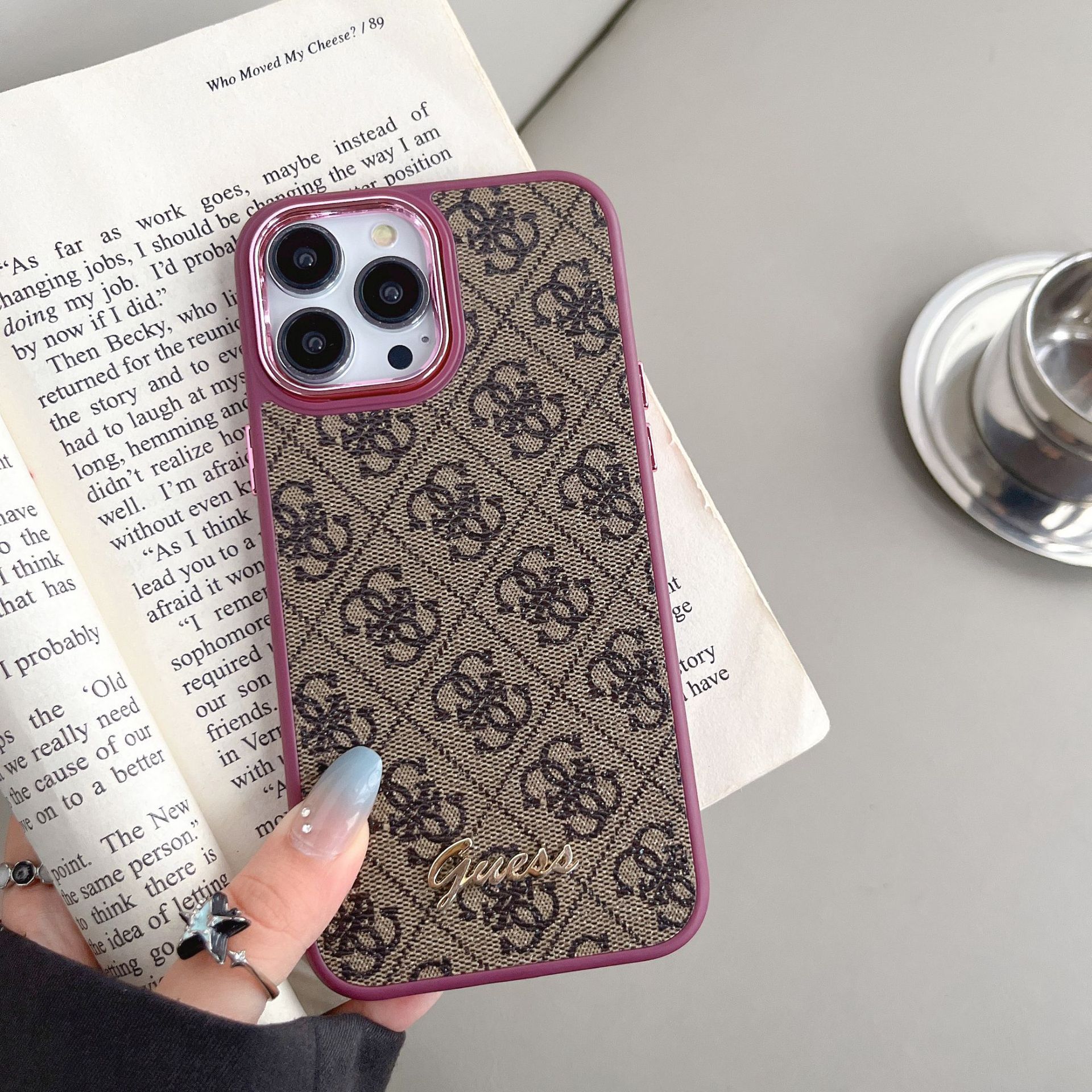 Cloth Pattern Vintage Leather GS iPhone Case