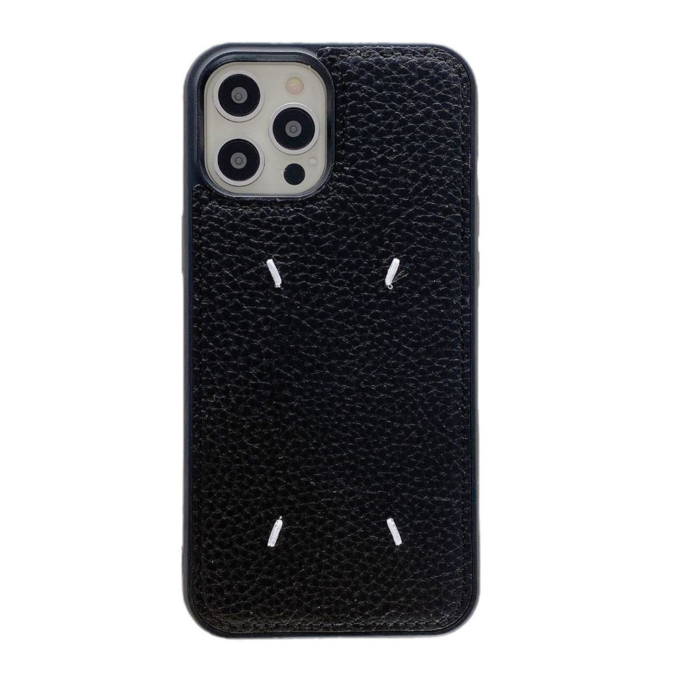 Luxury Leather M iPhone Case