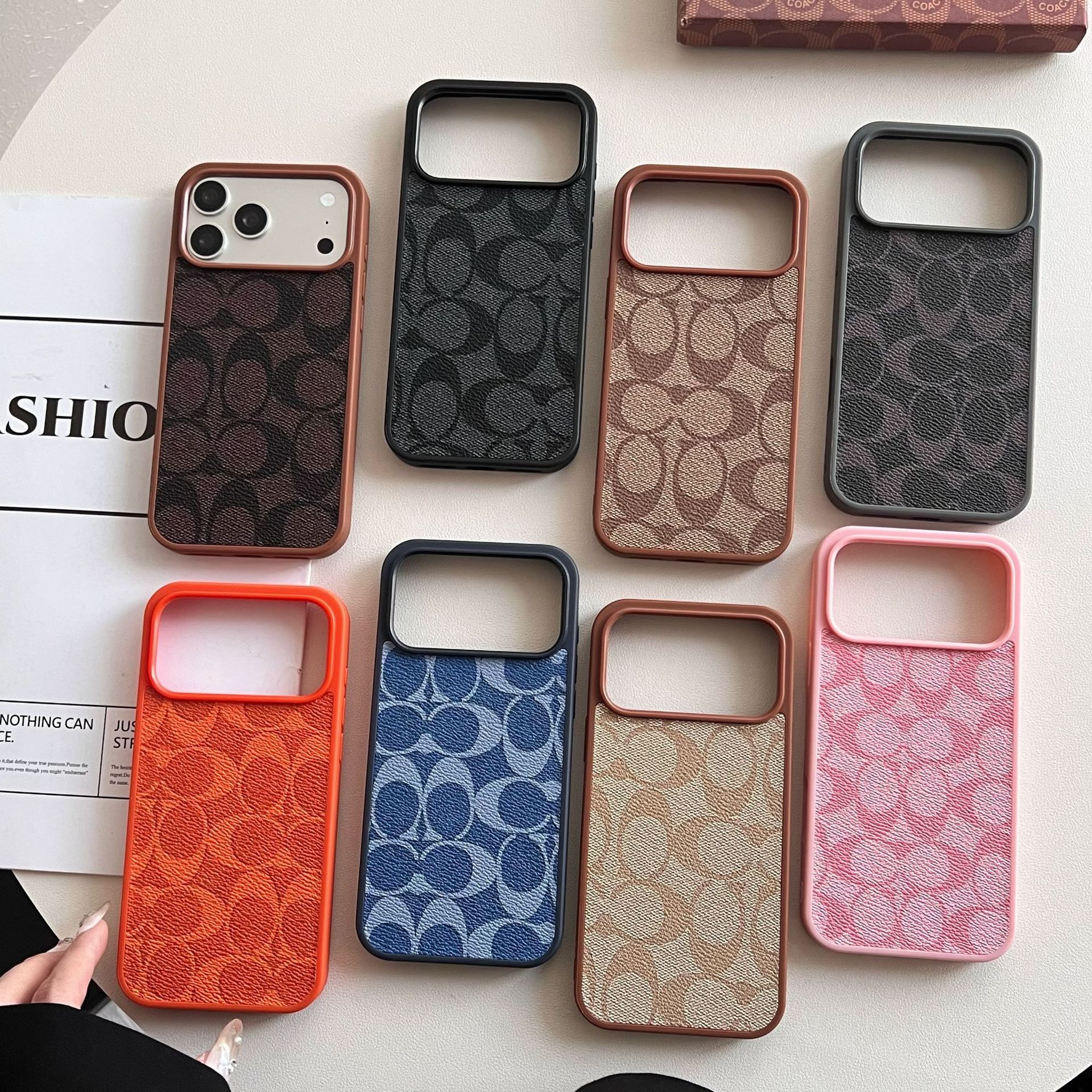 Coach Luxury Leather iPhone Case