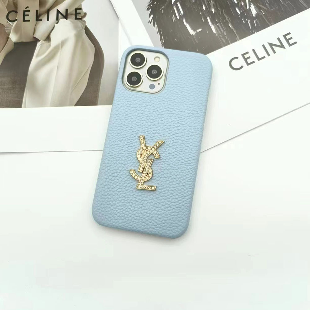 Leather pebbled pattern iPhone Case