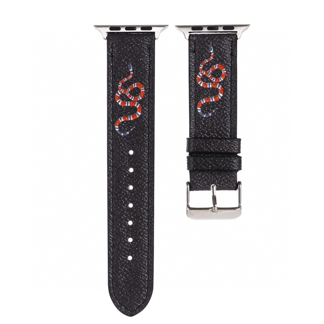 Luxury leather GG Apple Watch Bands