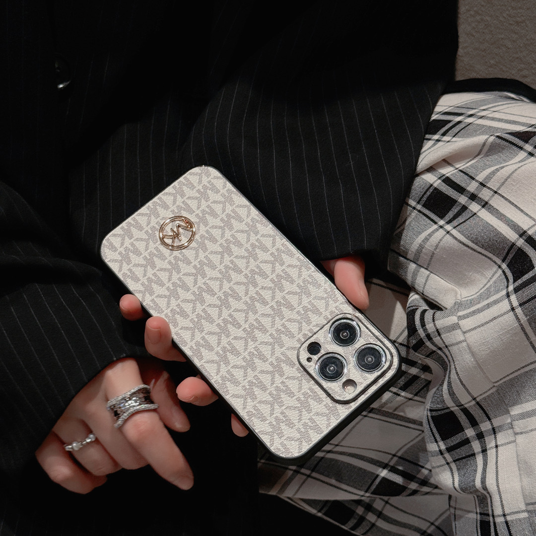 Leather MK iPhone Case