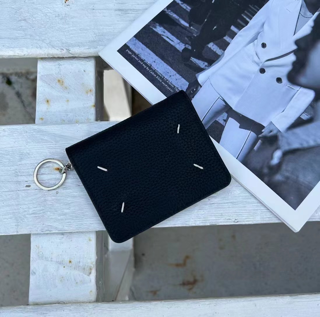 Luxury Leather Zipper Wallet Card Holder & Coin Purse