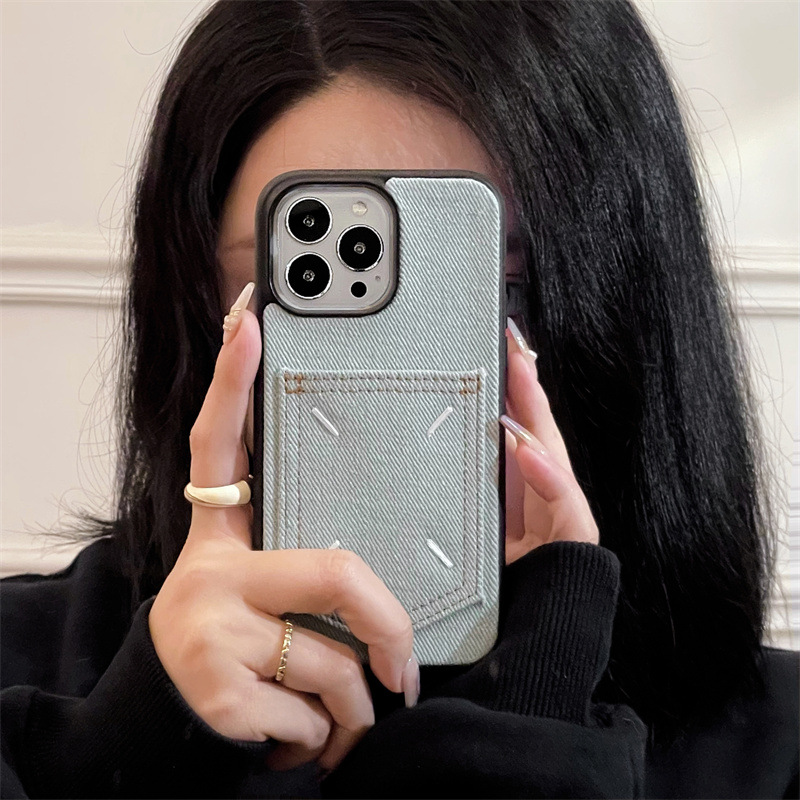 Trendy denim iPhone Case