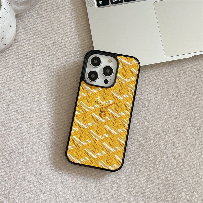 Vintage Leather GD iPhone Case-Silicone Black Edge