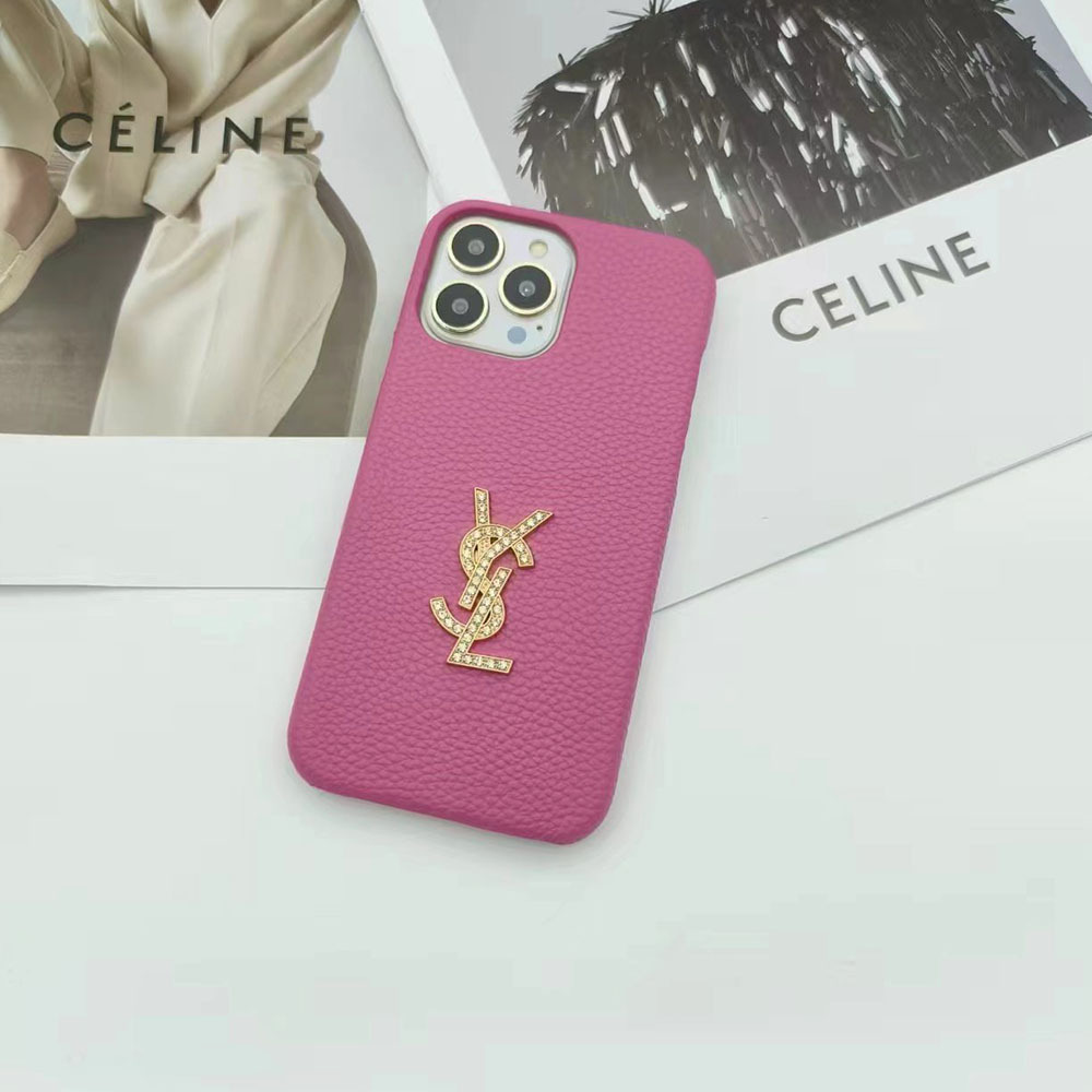Leather pebbled pattern iPhone Case