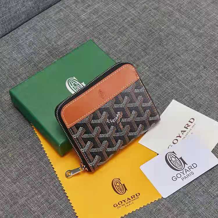 GD Leather Zipper Coin Purse