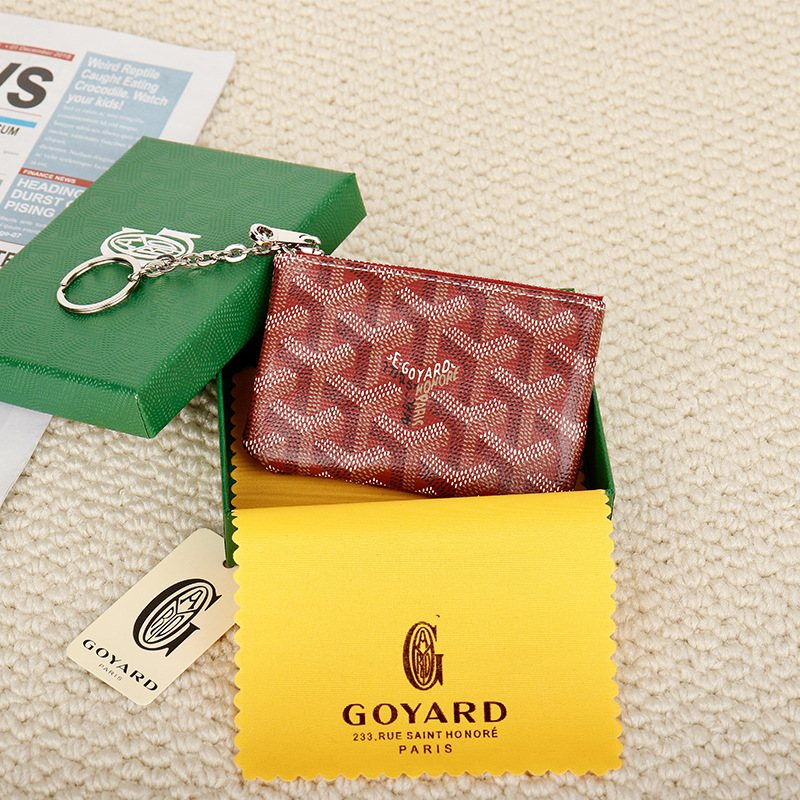 GD Leather Zipper Key Bag