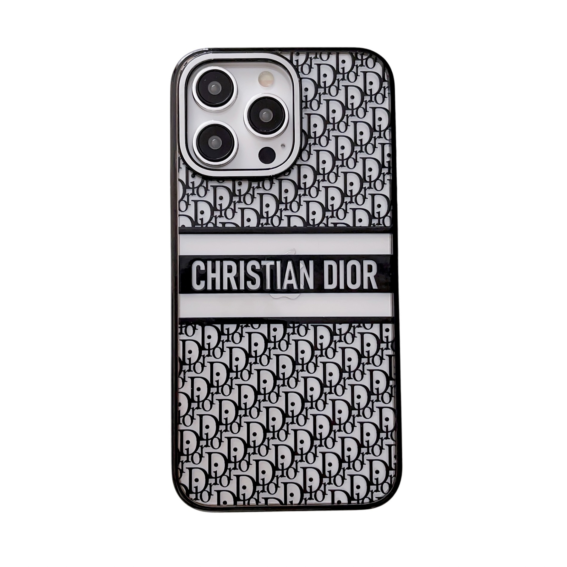 Transparent Trendy Letters CD iPhone Case