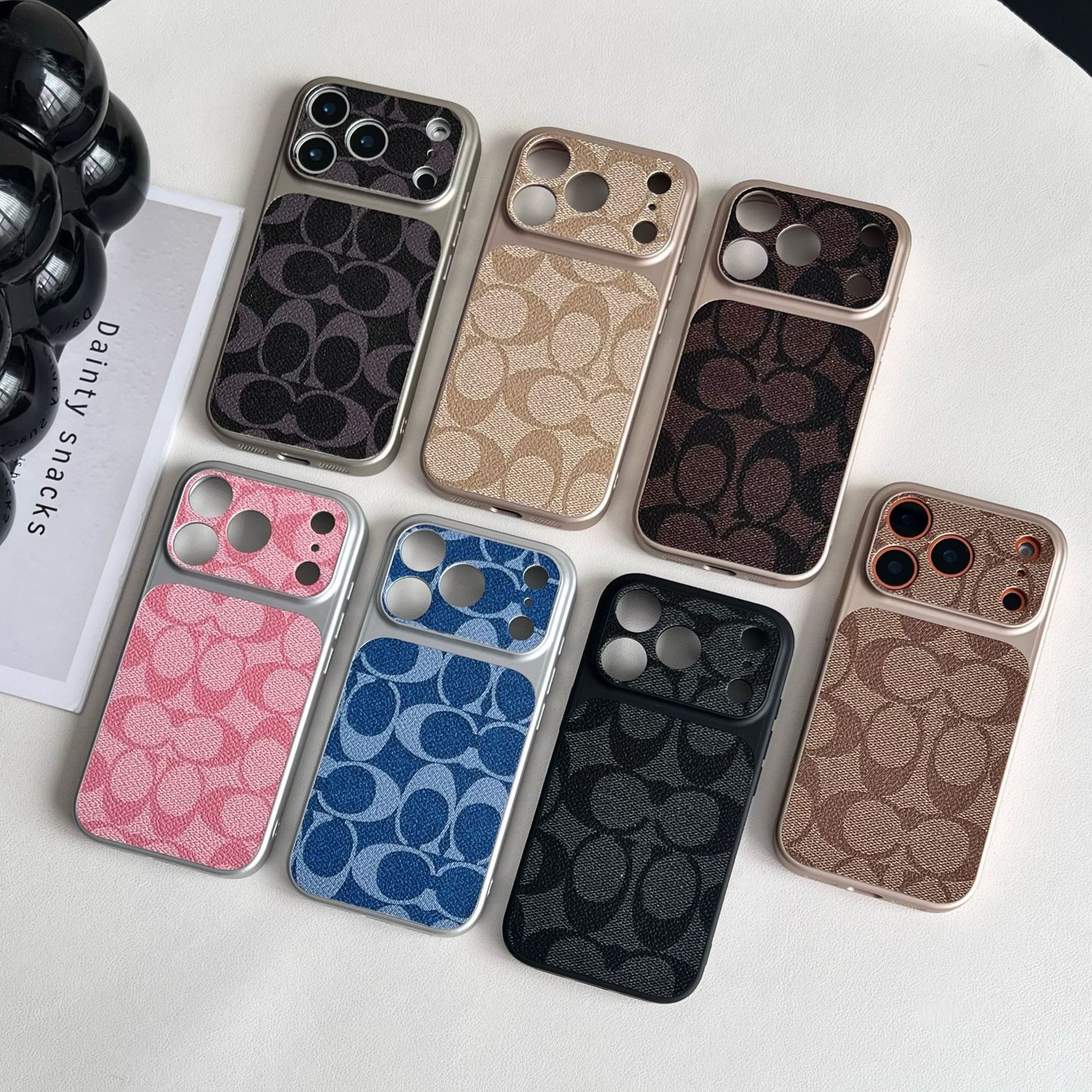 Coach Luxury Leather iPhone Case