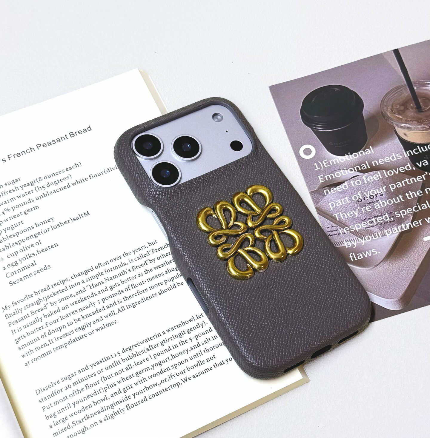 Loewe Leather iPhone Case