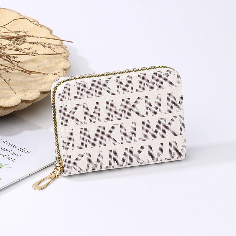 Luxury Leather Zipper Wallet Card Holder & Coin Purse