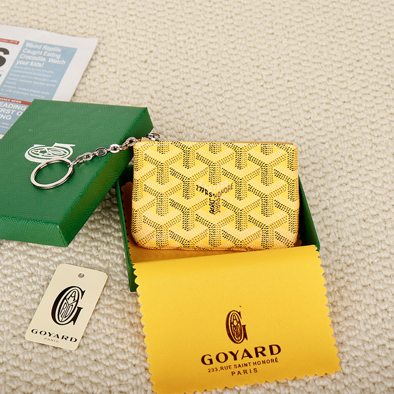 GD Leather Zipper Key Bag