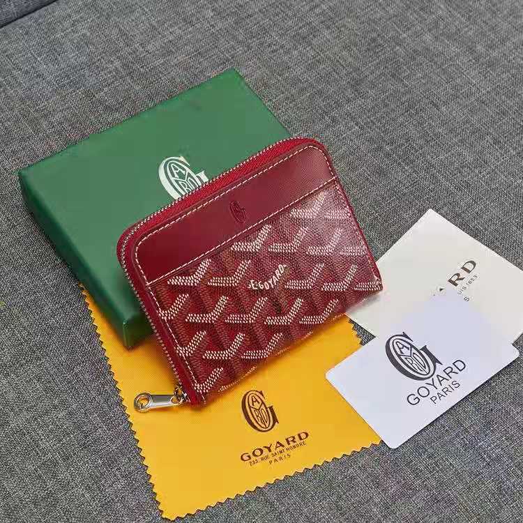 GD Leather Zipper Coin Purse