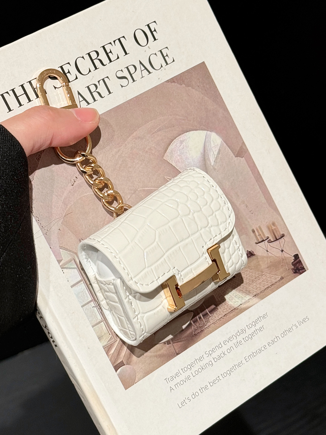 Crocodile pattern Luxury Leather Airpods Case