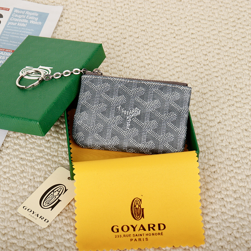 GD Leather Zipper Key Bag