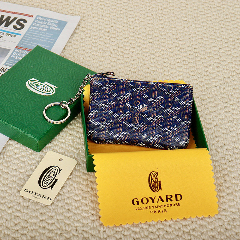 GD Leather Zipper Key Bag